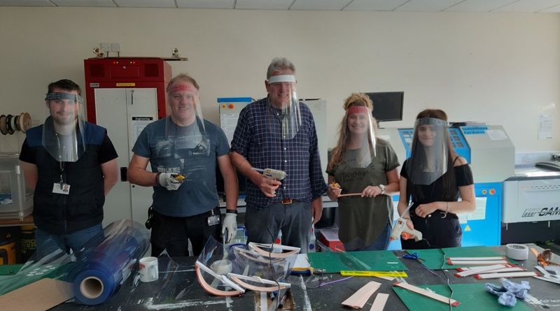 Design Tech & Science Departments produce PPE Face Shields for the local community Design Tech & Science Departments produce PPE Face Shields for the local community